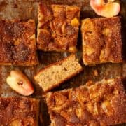 Spiced Apple Traybake Cake - featured image