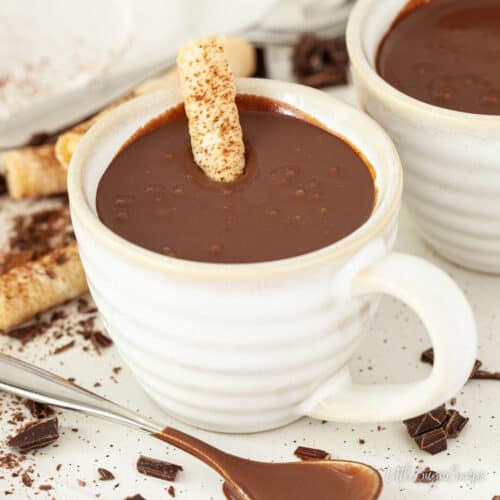 Italian Hot Chocolate (Cioccolata Calda) Little Sugar Snaps