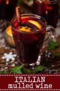 mulled wine with text overlay