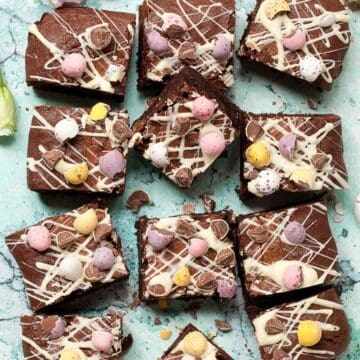 Mini Egg brownies - featured Image