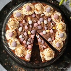 No-bake Easter egg cheesecake - featured image