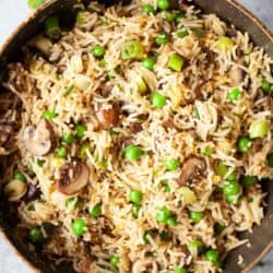 Mushroom fried rice - featured image