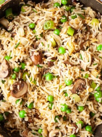 Mushroom fried rice - featured image