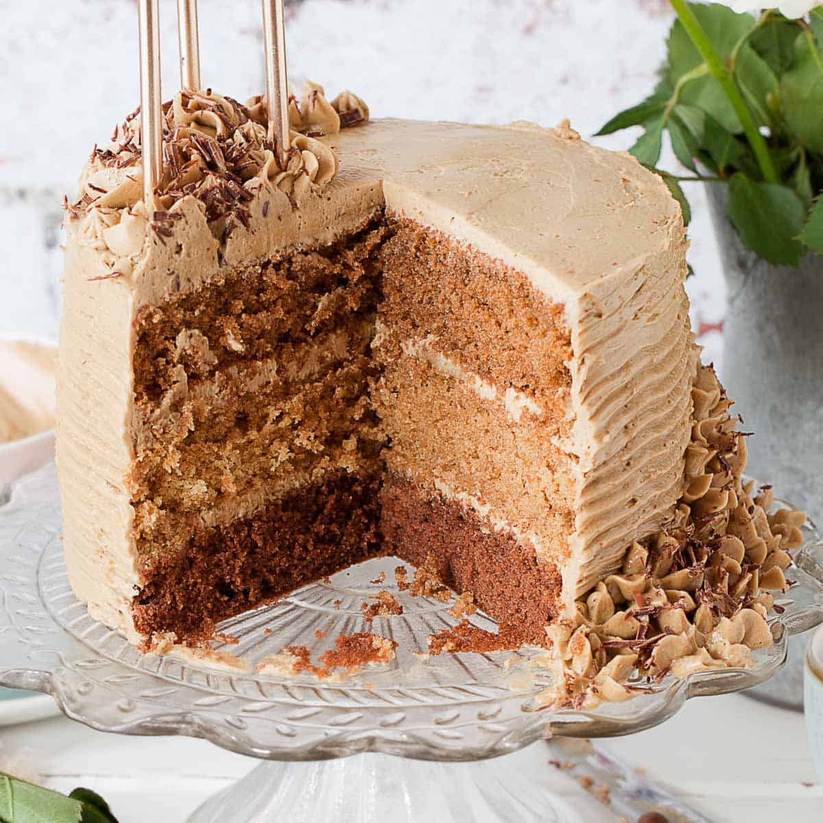 Pistachio Lemon Battenberg Cake with Pistachio Marzipan - Little Sugar Snaps