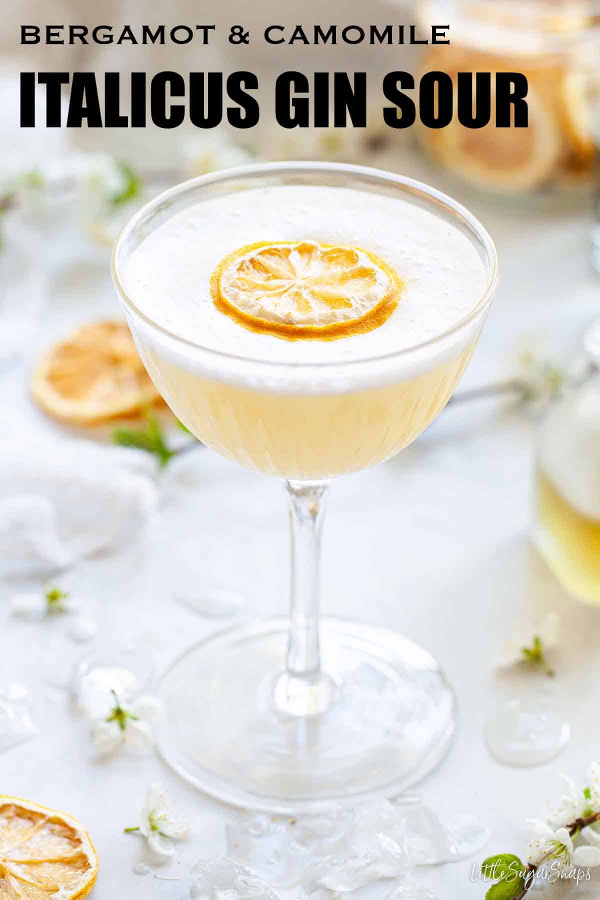 Italicus Cocktail A Bergamot & Camomile Gin Sour Little Sugar Snaps