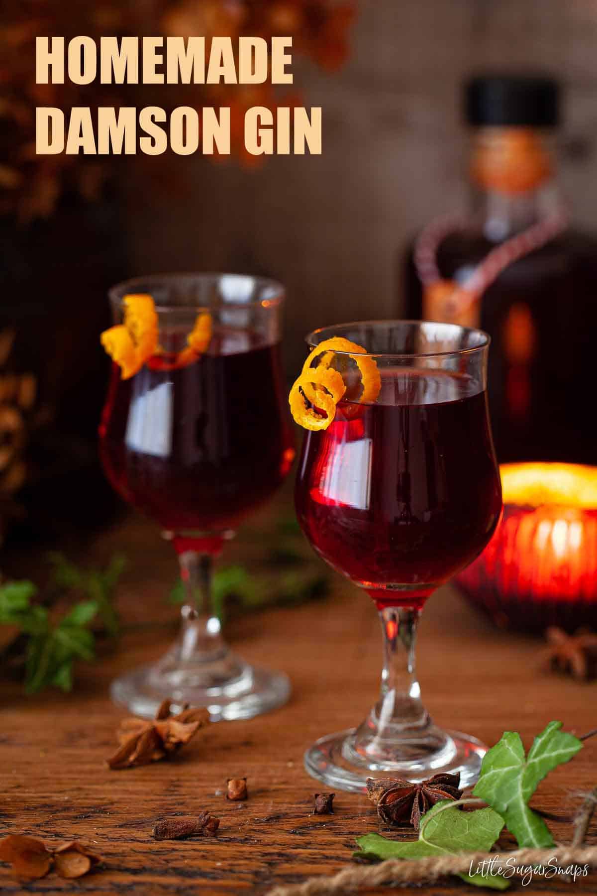 Damson Gin Liqueur Little Sugar Snaps