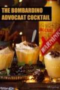 Bombardino - A Hot Advocaat Drink with text overlay.