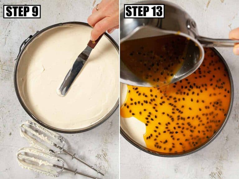 Passionfruit Cheesecake (Nobake) Little Sugar Snaps