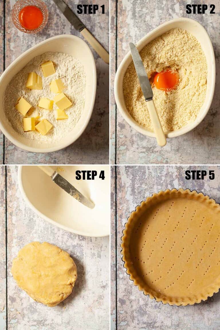 Coconut Tart with Jam Little Sugar Snaps