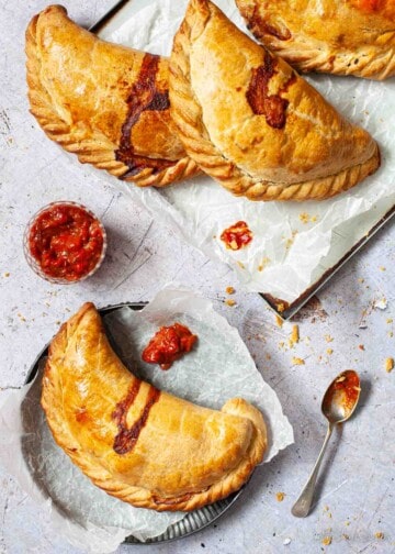 Cheese and Onion Pasties with Potato - Little Sugar Snaps