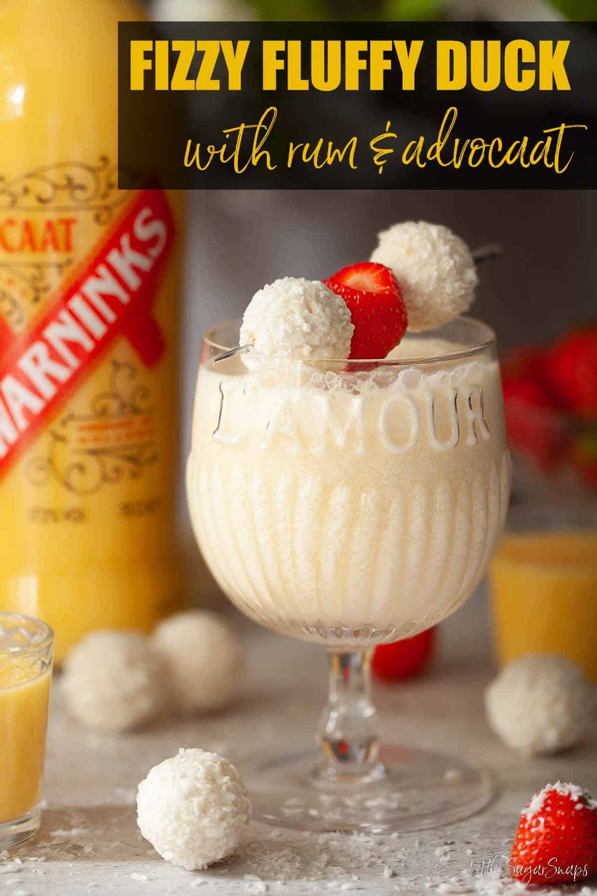 Fluffy Duck Cocktail Little Sugar Snaps