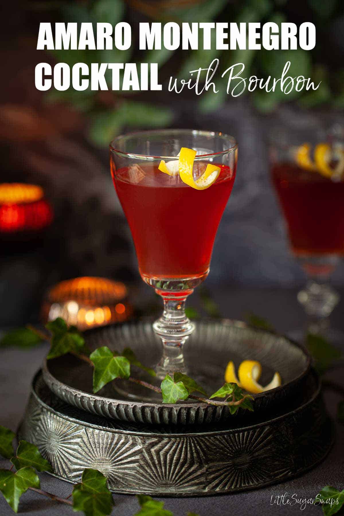 Amaro Montenegro Cocktail the Italian American Little Sugar Snaps