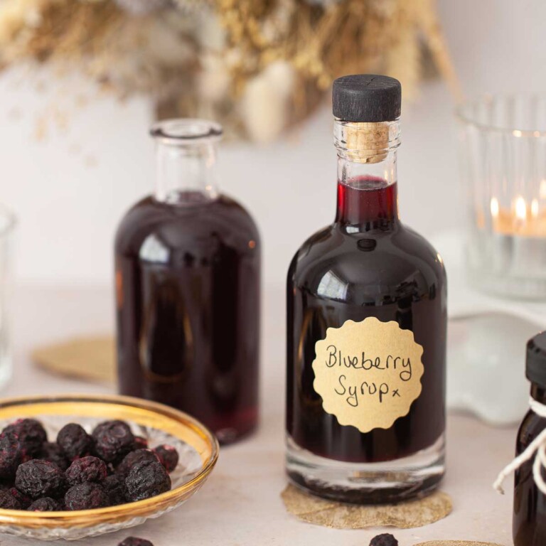Blueberry Simple Syrup - Little Sugar Snaps